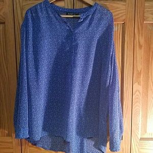 Long sleeve sheer a.n.a blouse